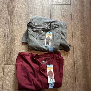 2 shirts for less than 1!! 2 Pack Eddie Bauer Large long sleeve